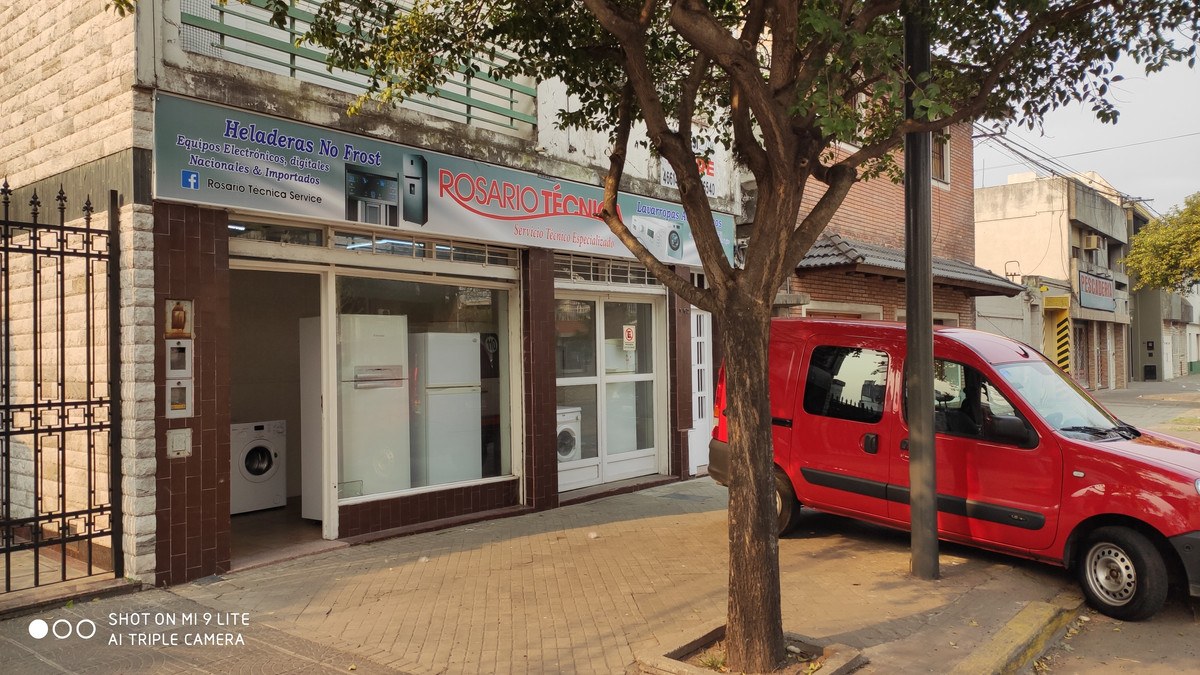 La camioneta lista para salir a domicilio